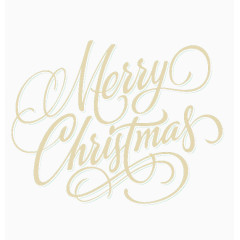 圣诞节柔美艺术字