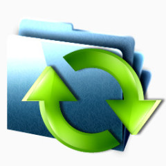 文件夹控制订阅深海蓝色图标