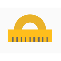 尺子卡通矢量素材