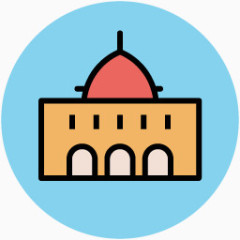 手绘施工素材建筑图案