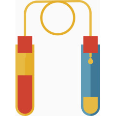 矢量PPT设计创意跳绳图标