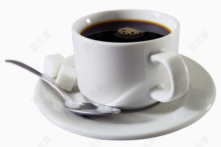 深棕色咖啡饮品