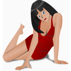 人物头像 手绘人物 卡通人物 女人