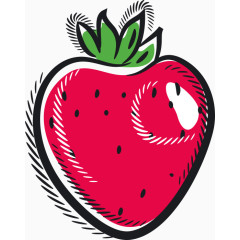 卡通水果草莓素材