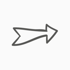 右箭头标识图标