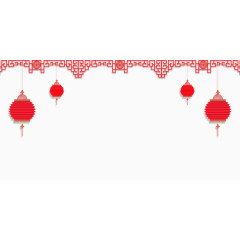 过年边框灯笼