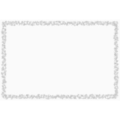 边框 简洁 黑白