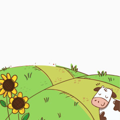 卡通牧场场景