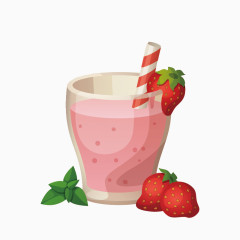 矢量饮品插画素材