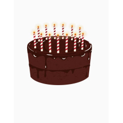 巧克力生日蛋糕