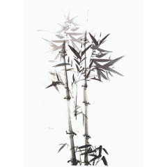 水墨竹子