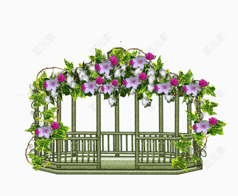 饰品矢量图古风剪影