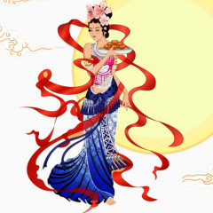中秋节嫦娥免抠PNG图片