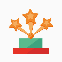 卡通精美颁奖奖杯