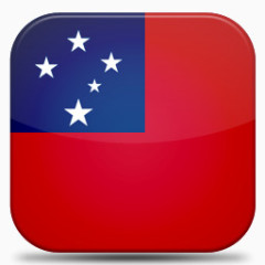 萨摩亚V7国旗图标