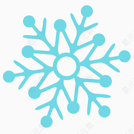 雪片Flat-Christmas-icons