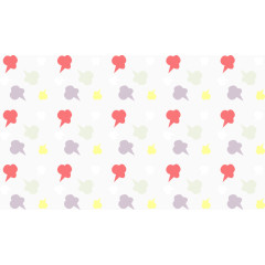 卡通对话泡泡图案