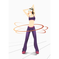 矢量手绘转呼啦圈