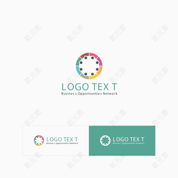 矢量彩色LOGO