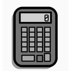 计算计算计算器数学数学校研究单色图标