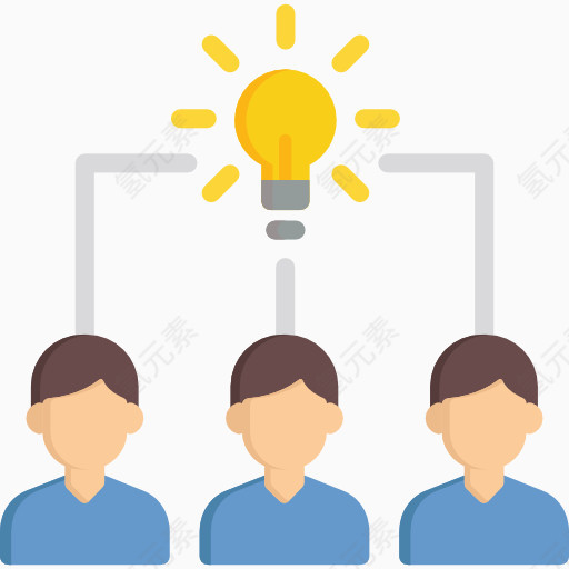 公司团队商务使用免抠图标icon