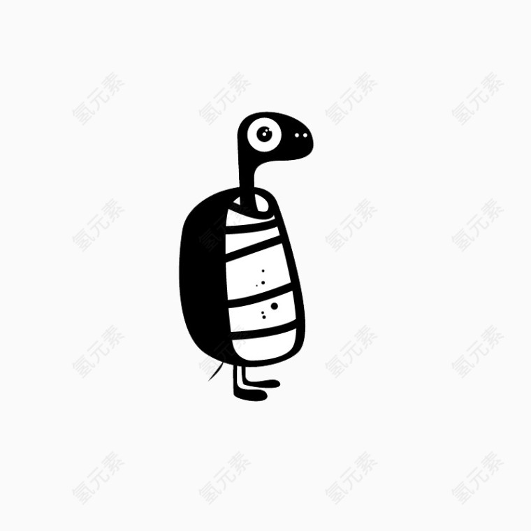 乌龟简笔画