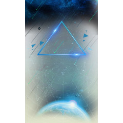 蓝色星空流星雨