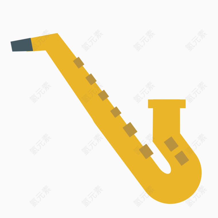 精美乐器图标萨克斯