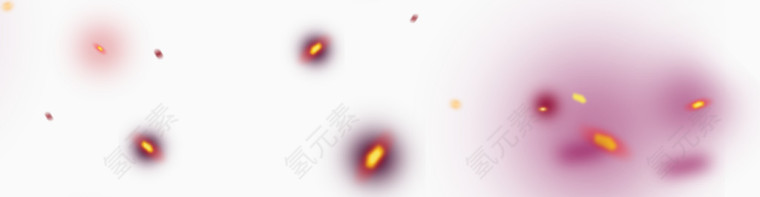 节日喜庆火苗烟火装饰漂浮素材