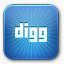 digg恒星爆发社会图标