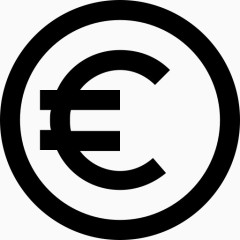 硬币货币欧元欧元金融财务