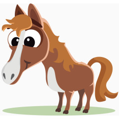 卡通家禽和野生动物