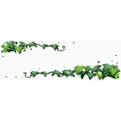 时尚风格装饰花边花朵树木叶子