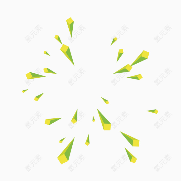 立体放射效果