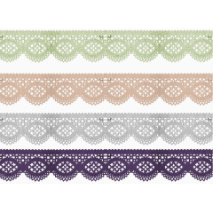 多彩蕾丝花边