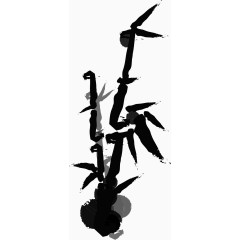 水墨竹子