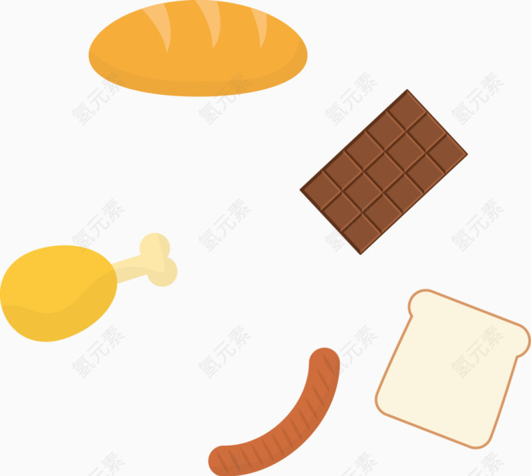 卡通食物素材