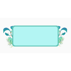 手绘鲜花矢量展台