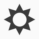 太阳simplegreen可持续商业图标集