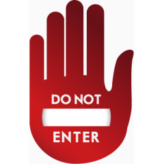 矢量禁止进入素材