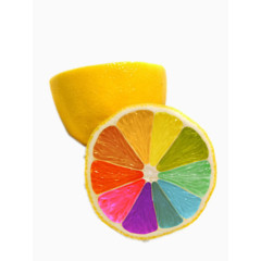 彩色柠檬