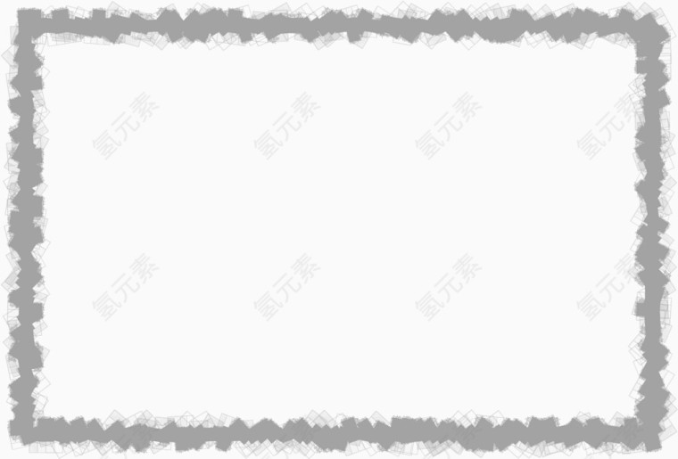 边框 简洁 黑白