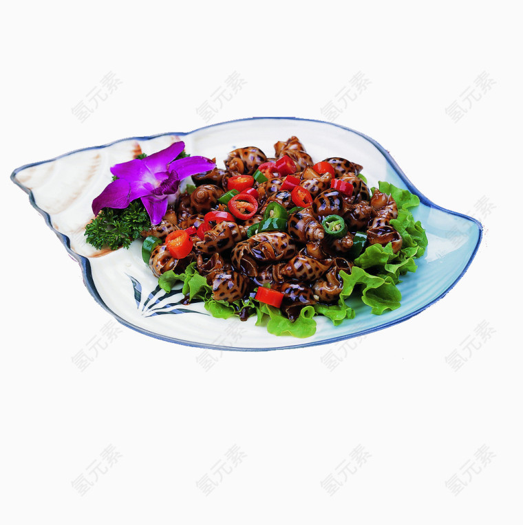 家常酱爆小花螺