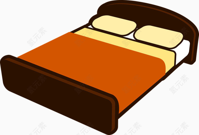 睡眠的床