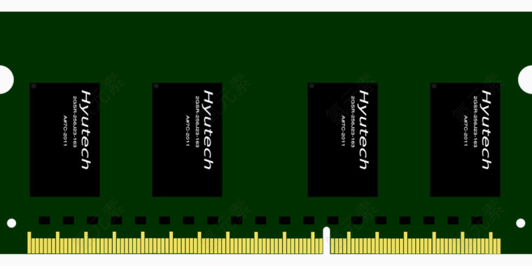 绿色的内存条