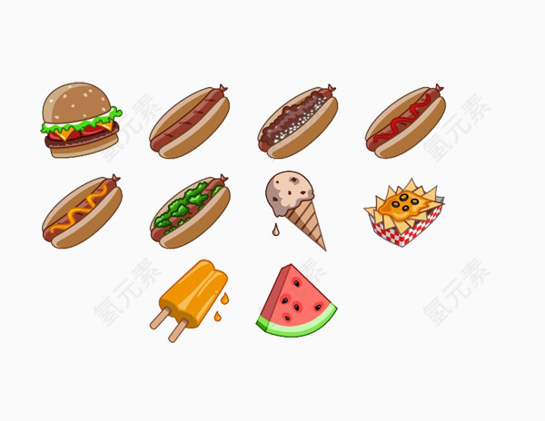 食物背景素材图片