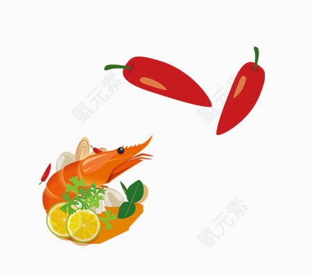 卡通矢量食品素材