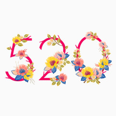 520节日文字