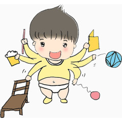 好忙碌的小宝宝