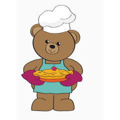 61儿童节卡通小熊